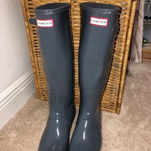 Hunter Original Gloss - Tall- Grey